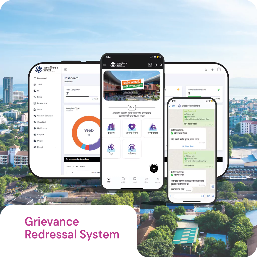 Grievance Redressal System with WhatsApp Chatbot